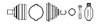 FARCOM 134205 Joint Kit, drive shaft